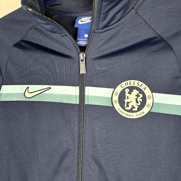 Nike Dri-Fit Chelsea FC Soccer Jacket Mens Small Full Zip Track Football Academy - Picture 4 of 9